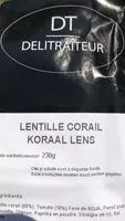 Mängden socker i Lentille corail