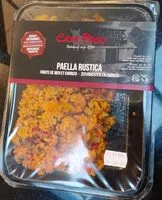 Mängden socker i Paella rustica - fruits de mer et chorizo