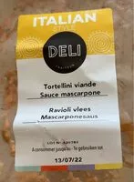 Mängden socker i Tortellini viande mascarpone