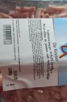 Mängden socker i Allumette de jambon cuit