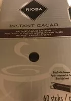 Mängden socker i Instant cacao