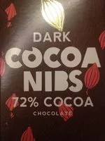 Mängden socker i Chocolat noir bio aux pépites de cacao
