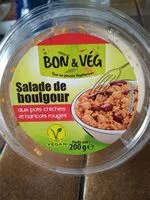 Mängden socker i Salade de boulgour aux pois chiches et haricots rouges