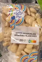 Mängden socker i witte amandelen