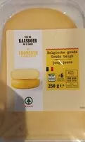 Mängden socker i Gouda belge jeune