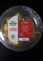 Mängden socker i Piments verts