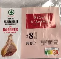 Mängden socker i Filet d’Anvers