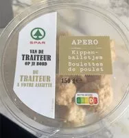 Mängden socker i Boulettes de poulet