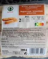 Mängden socker i Baguettes blanches précuites