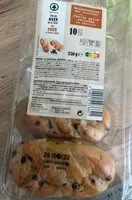 Mängden socker i Petits pains brioché au chocolat