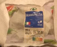 Mängden socker i Mozarella
