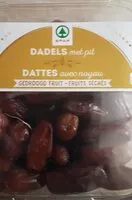 Mängden socker i Dattes avec noyau