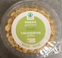 Mängden socker i cacahuètes grillées