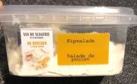 Mängden socker i Kipsalade / salade de poulet