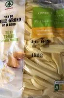 Mängden socker i Frites fraîches