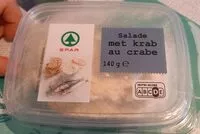 Mängden socker i Salade au crabe