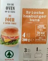 Mängden socker i Brioche hamburger buns