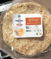 Mängden socker i Crêpes