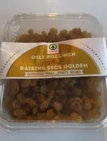 Mängden socker i Raisins secs golden