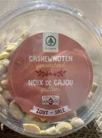 Mängden socker i Noix de cajou grillées