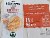 Mängden socker i Crêpes artisanales