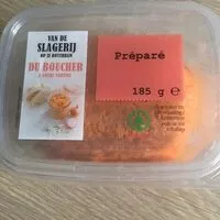 Mängden socker i Prepare américain