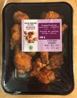 Mängden socker i Pilons de poulet, marinés - précuit