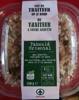 Mängden socker i Taboulé oriental