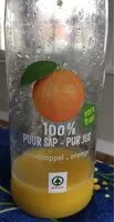 Mängden socker i Pur jus orange frais