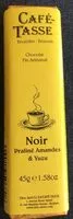 Mängden socker i Chocolat fin artisanal noir praliné amandes et yuzu