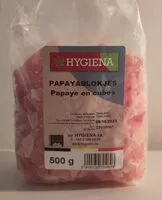 Mängden socker i Papaye en cubes