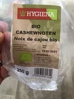 Mängden socker i Noix de Cajou Bio