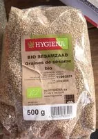 Mängden socker i Graines de sesame bio