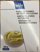 Mängden socker i Purée de pommes de terre en flocons