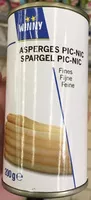 Mängden socker i Asperges Pic-Nic fines