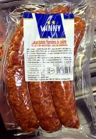 Mängden socker i Saucisses fumées à cuire