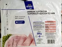 Mängden socker i Jambon supérieur avec couenne