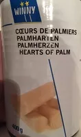 Mängden socker i Coeurs de palmiers