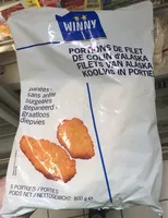 Mängden socker i Portions de Filet de Colin d'Alaska panées, Surgelées (5 Portions)