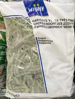 Mängden socker i Haricots verts très fins surgelés