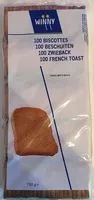 Mängden socker i 100 biscottes