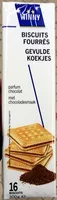 Mängden socker i Biscuits fourrés parfum Chocolat