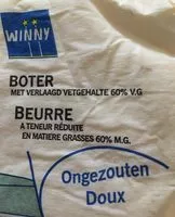 Mängden socker i Beurre doux