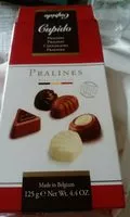 Mängden socker i Cupido Pralines Ass. 24X125G