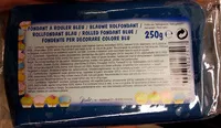Mängden socker i Fondant à rouler bleu