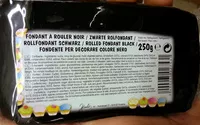 Mängden socker i Fondant à rouler noir