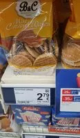 Mängden socker i Mini Caramel Wafers Waffles Biscuits Stroopwafels Hamlet 200G