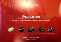 Mängden socker i Pralines