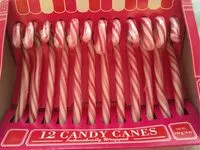 Mängden socker i Candy canes