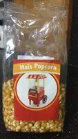 Mängden socker i Mais popcorn